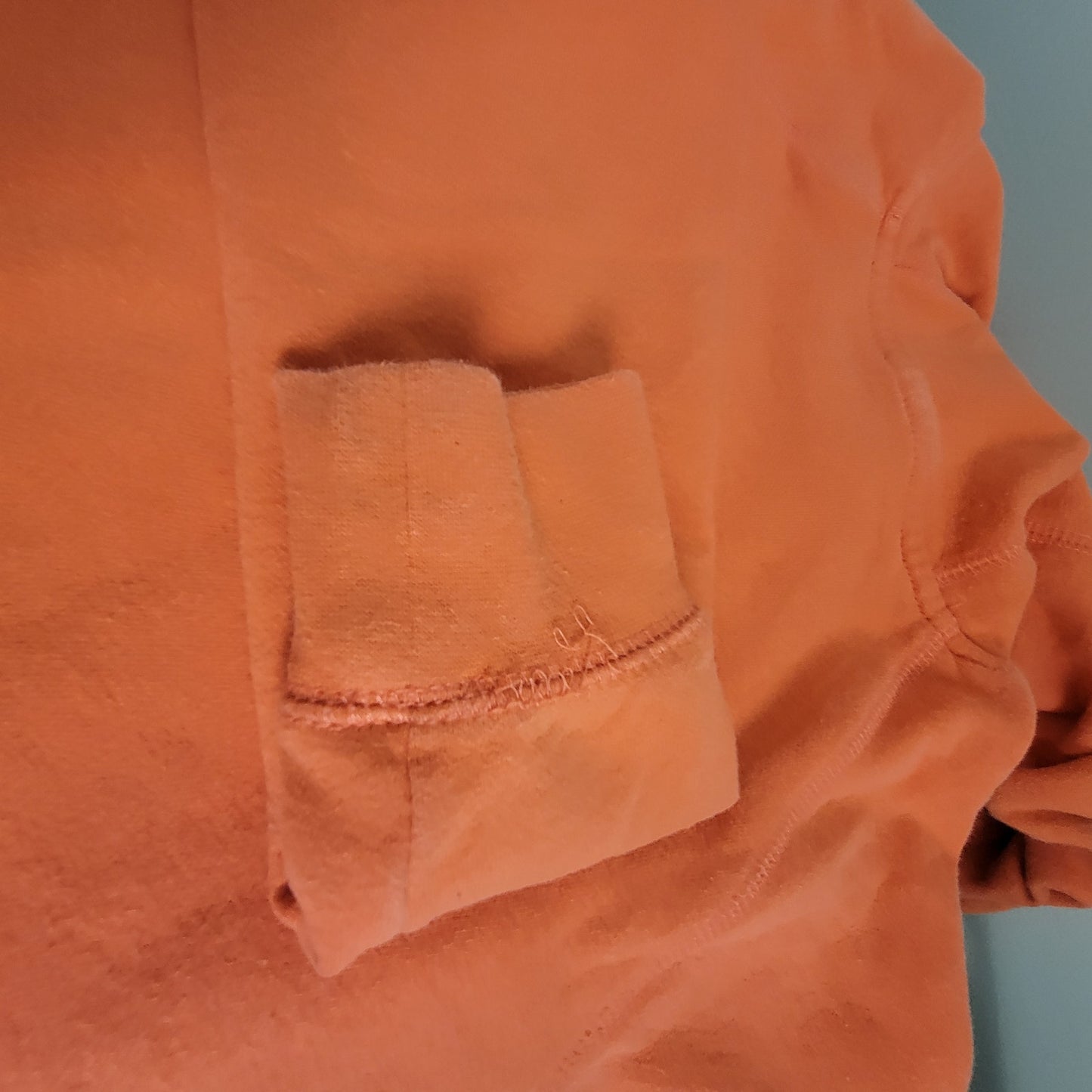 The North Face Half Dome Pullover Hoodie Women's Small Orange Preowned 315