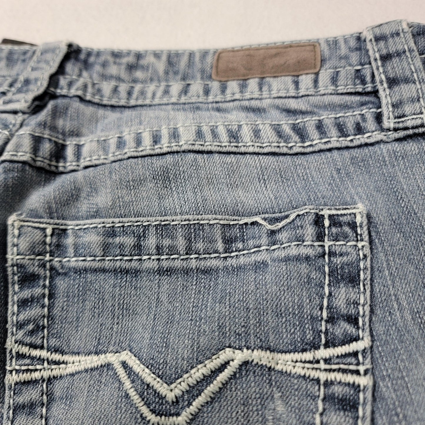 HarleyDavidson Jeans Womens 8 Blue Bootcut Distressed Denim Biker Pants