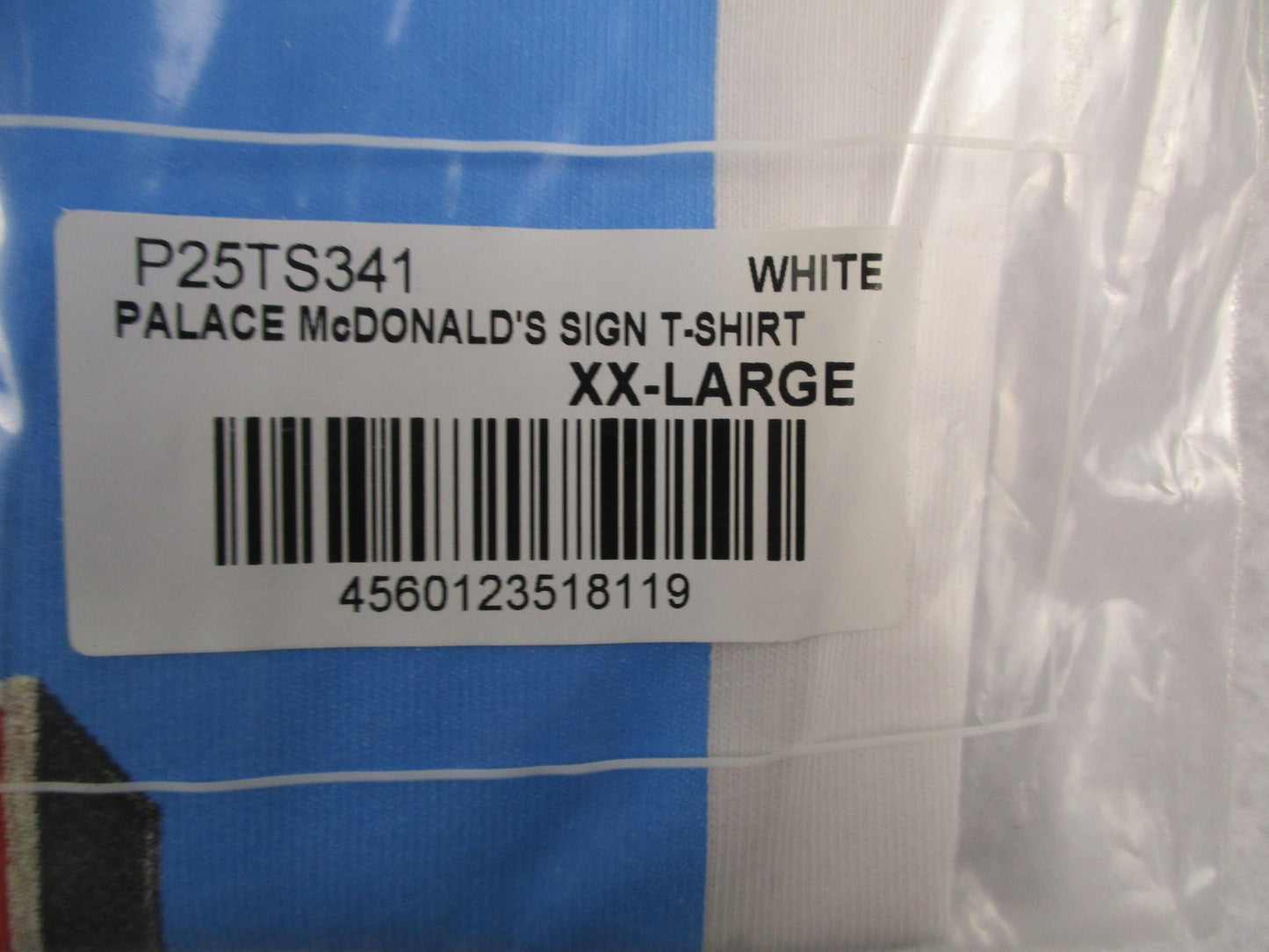 Palace Shirt Mens 2XL White McDonald's Sign Graphic Skate Logo Streetwear