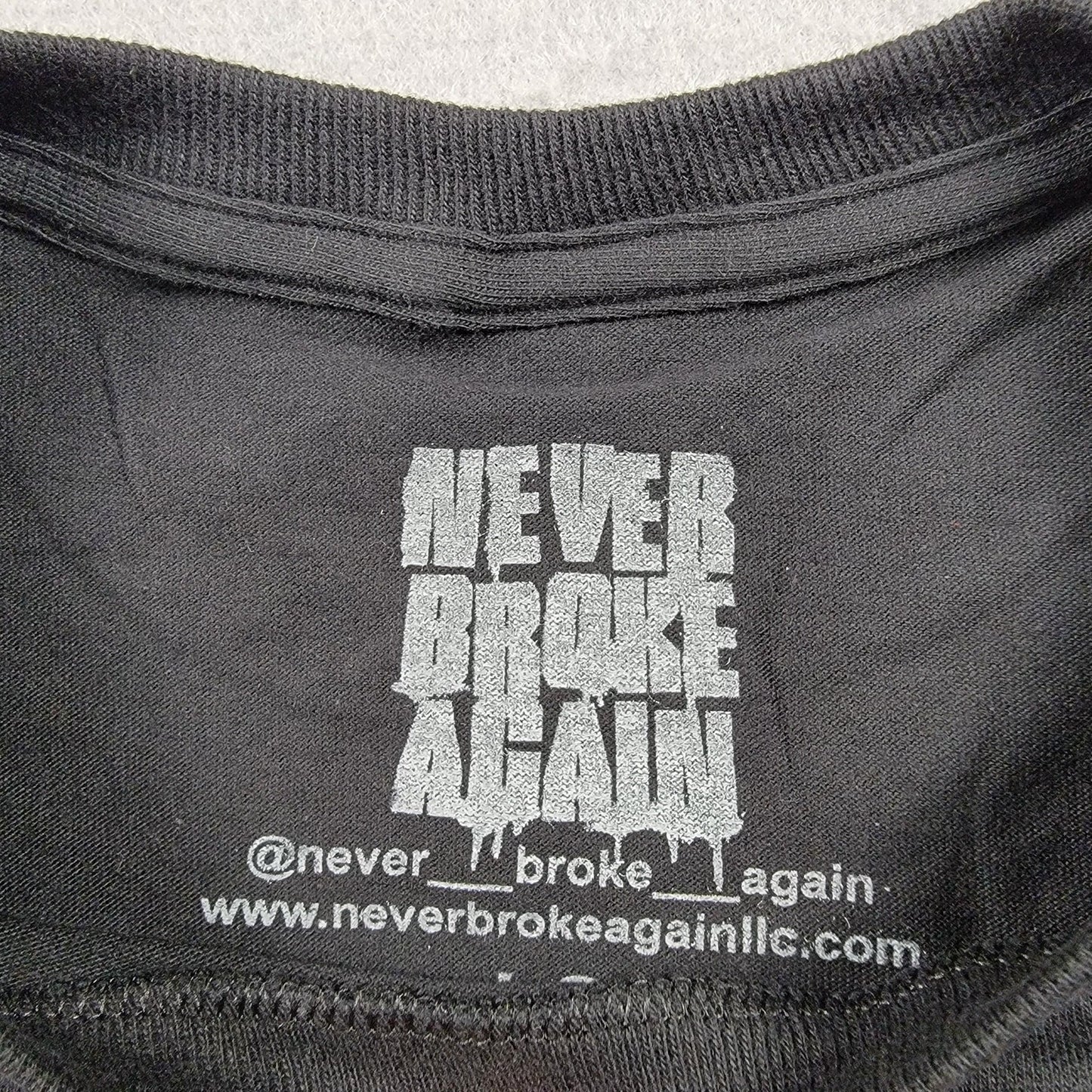 Young Boy Never Broke Again Smoking Skull Tshirt Black Sz L2