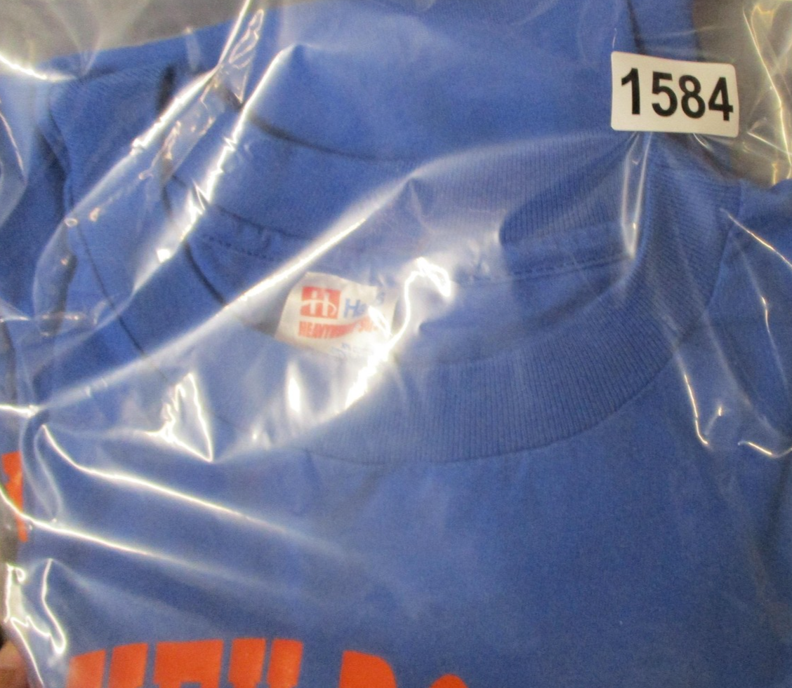 Vintage Turkey Bowl '93 Shirt Mens XL Blue La Canalla Hanes Graphic Tee 90s 15849