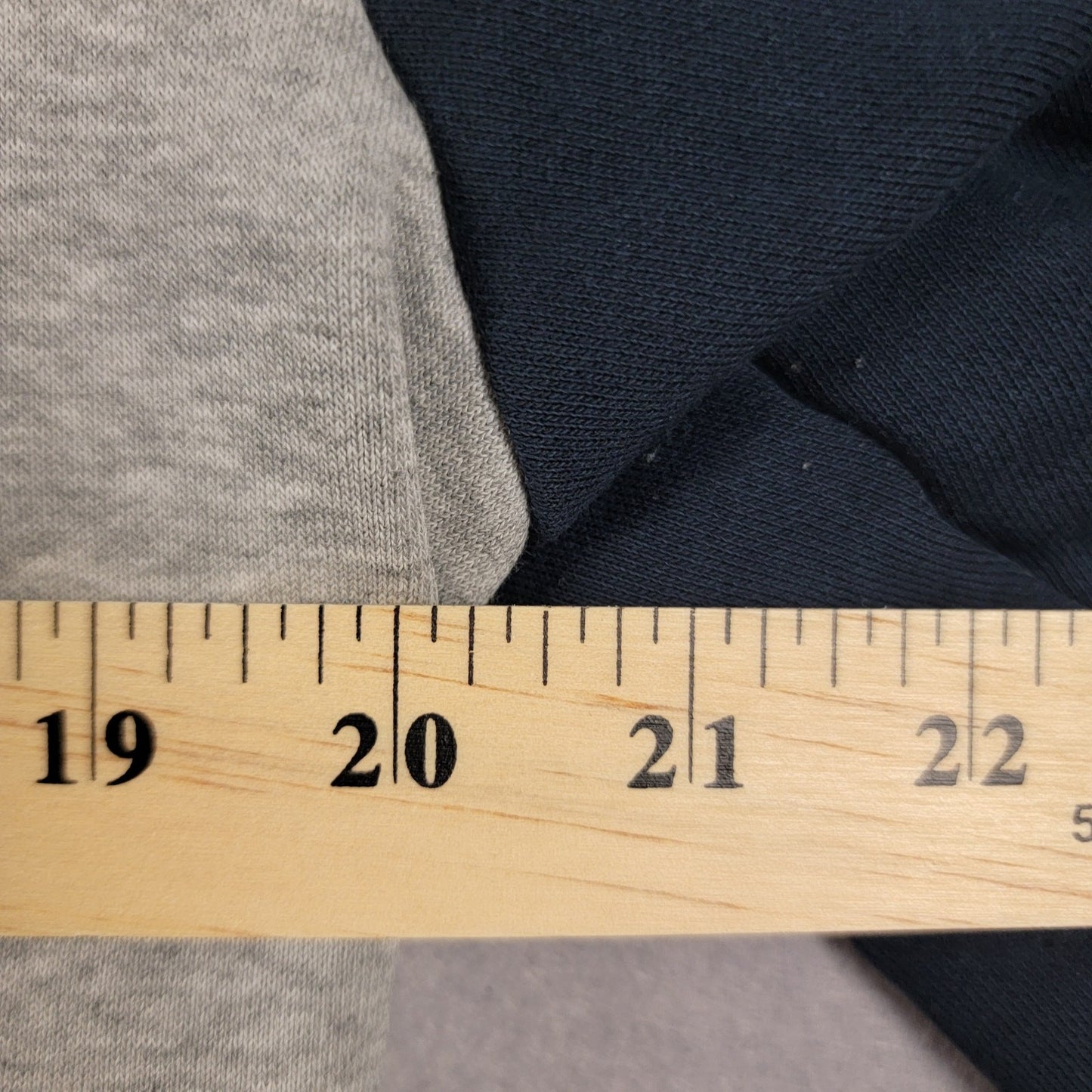 Kappa Men’s Varsity Jacket Gray Navy Yellow Trim Full Snap Front Size XL