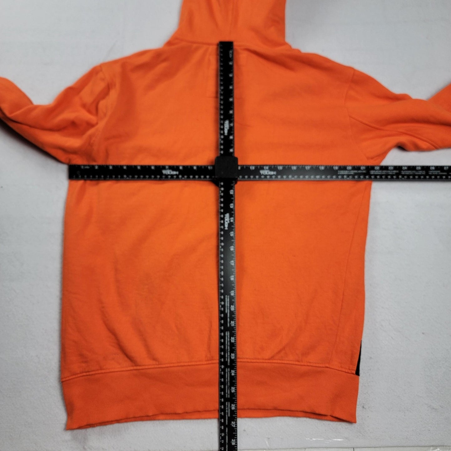 Preme Hoodie Orange Mens Large Lead The Way Butterfly Embroidered Pullover