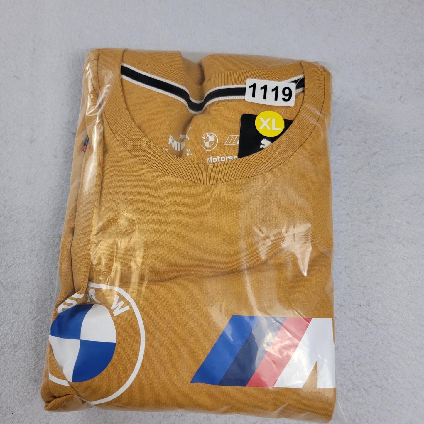 Puma x BMW Yellow + Coal Optima Blue Short sleeves 2 PK Tshirt Bundle