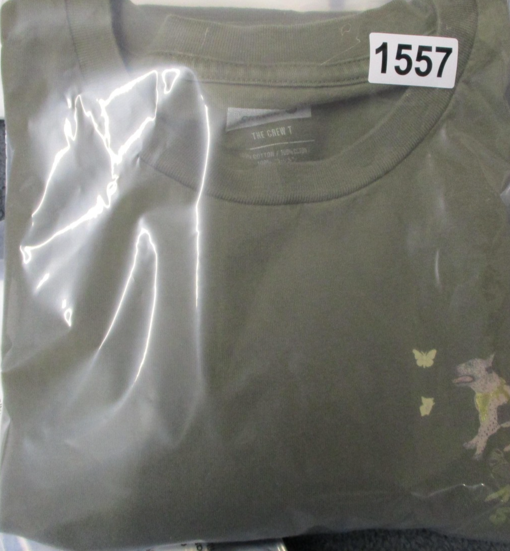 Stance Ishod Wair Real Skateboards Shirt Mens Medium Green Dog Graphic Tee 15578