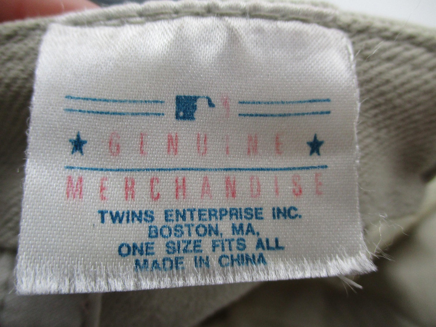 Philadelphia Phillies Hat Cap Strap Back One Size Beige MLB Twins Enterprise7