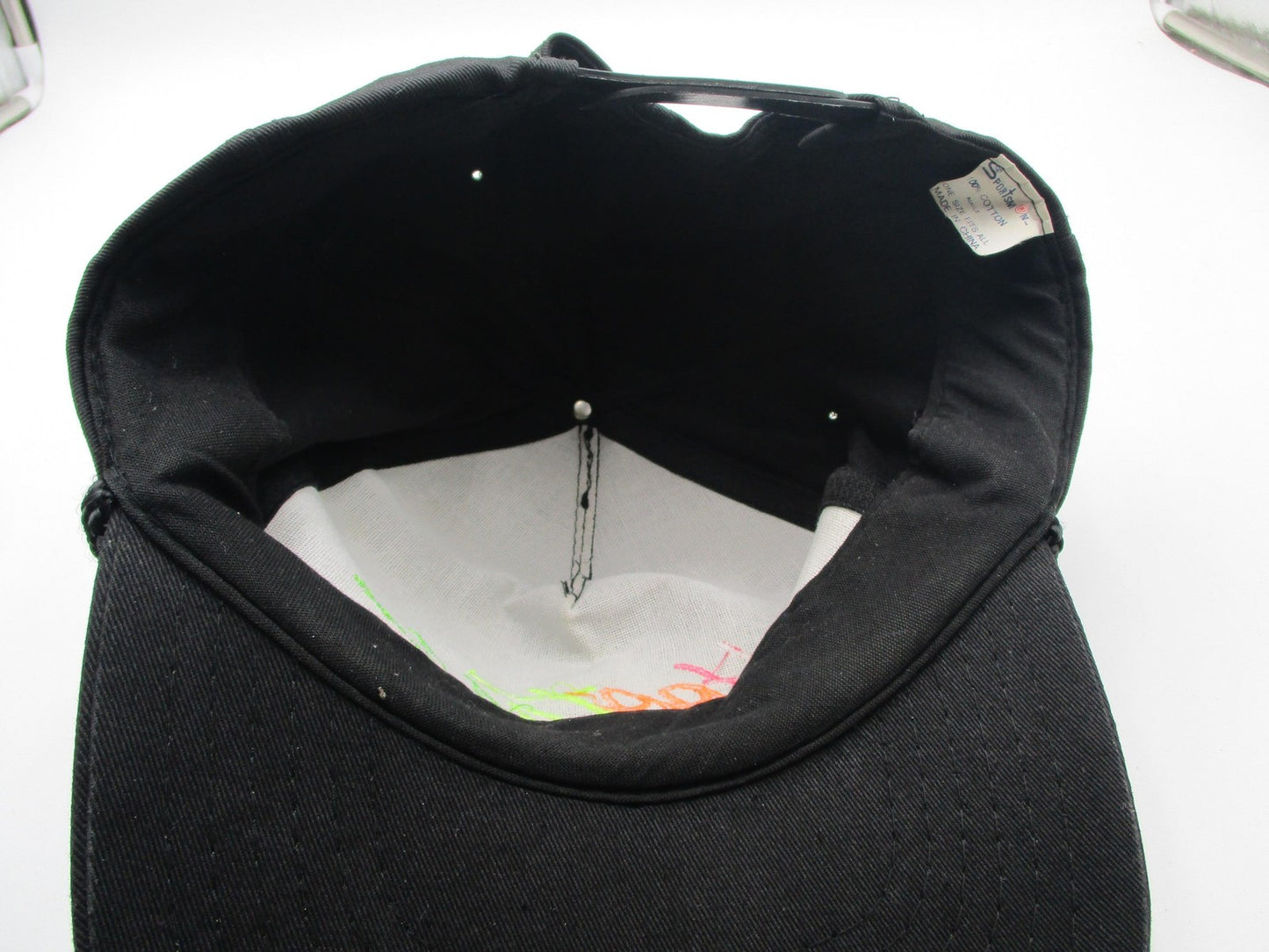 Hooters Racing Team Hat Cap Snap Back One Size Black NASCAR Auto Racing Mens6