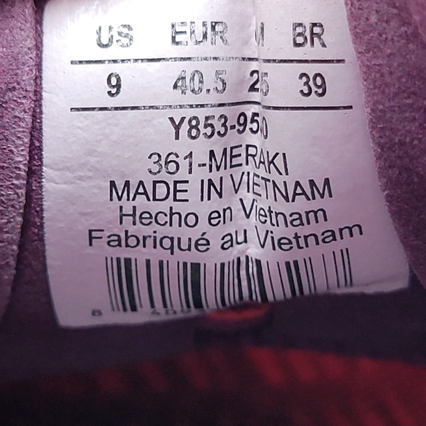 361 Degrees Meraki 2 Wmns Athletic Running Shoes Red Sz 9 Y853950