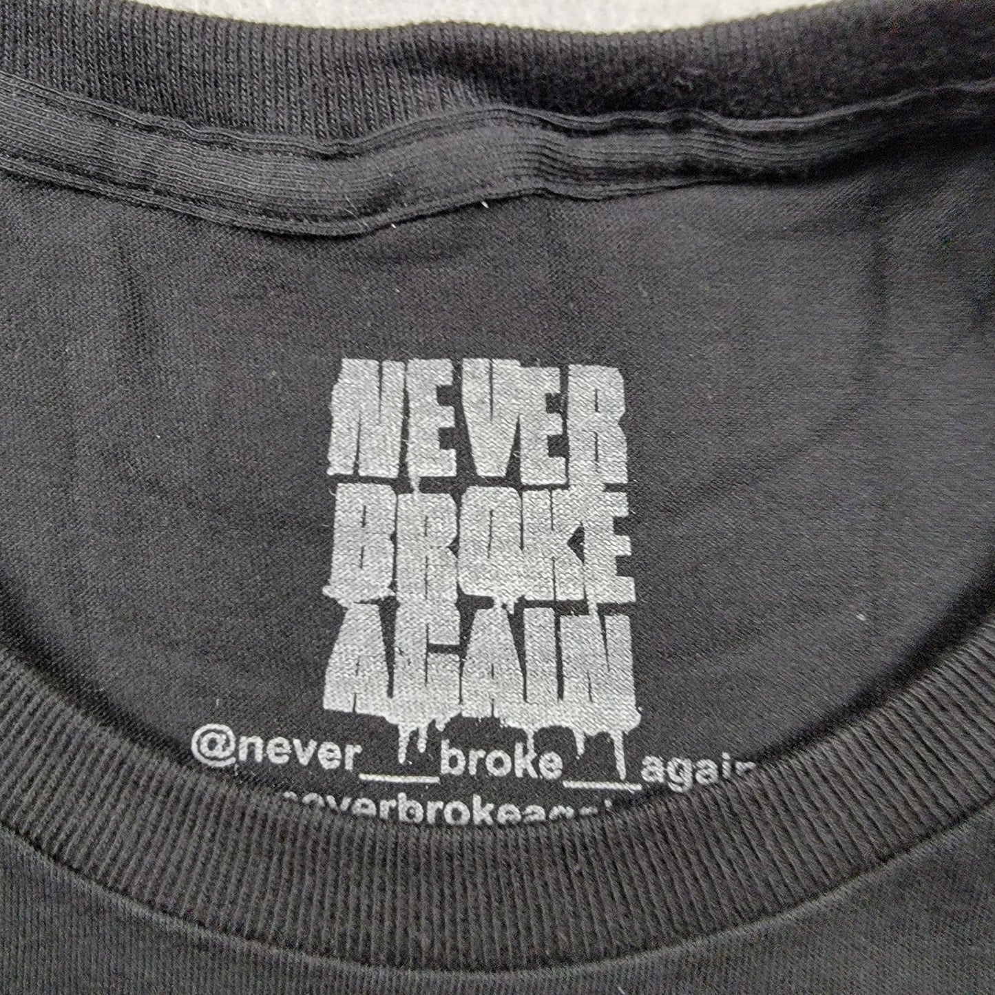 Young Boy Never Broke Again American Champ Tshirt Black Sz M3