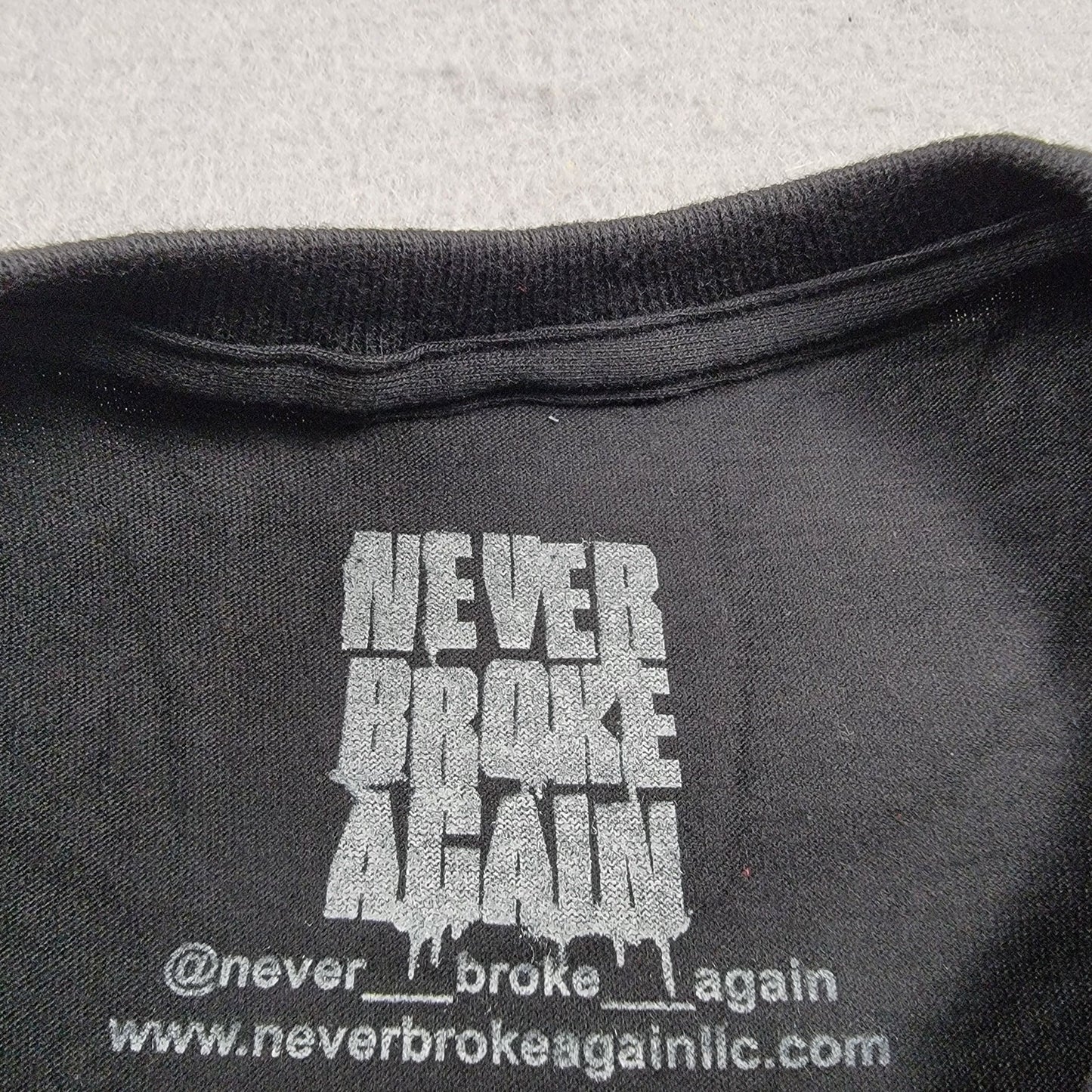 YoungBoy Never Broke Again Red Skull T-Shirt Black