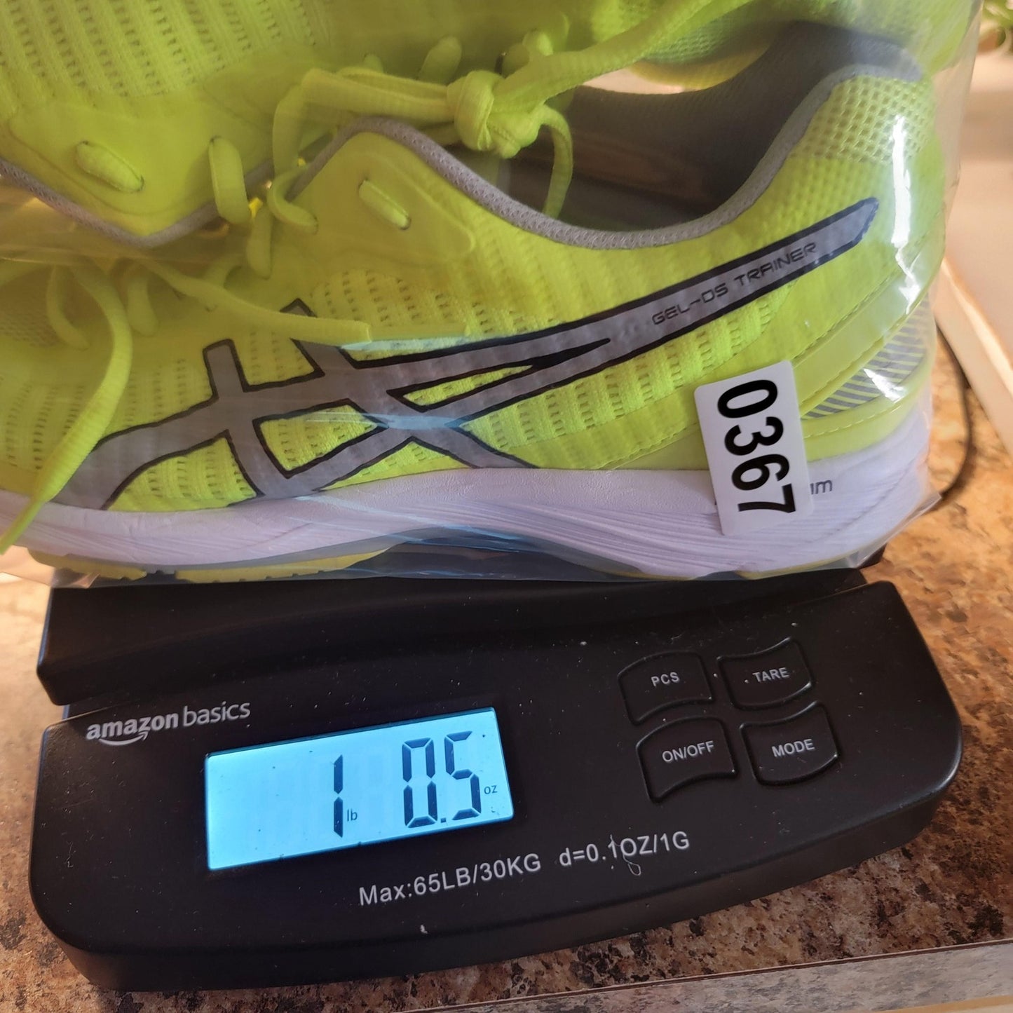Asics GelDS Trainer FlyteFoam Running Shoes Men 9.5 US Yellow Lightweight