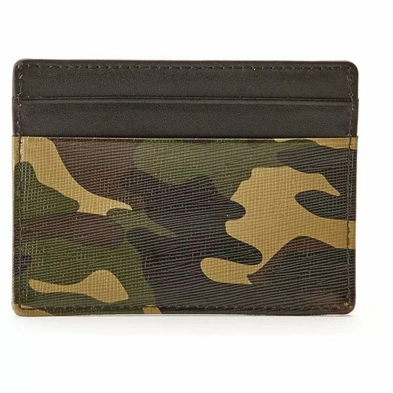 The Ambassador Camouflage Leather Cardholder (Without Key Ring)2
