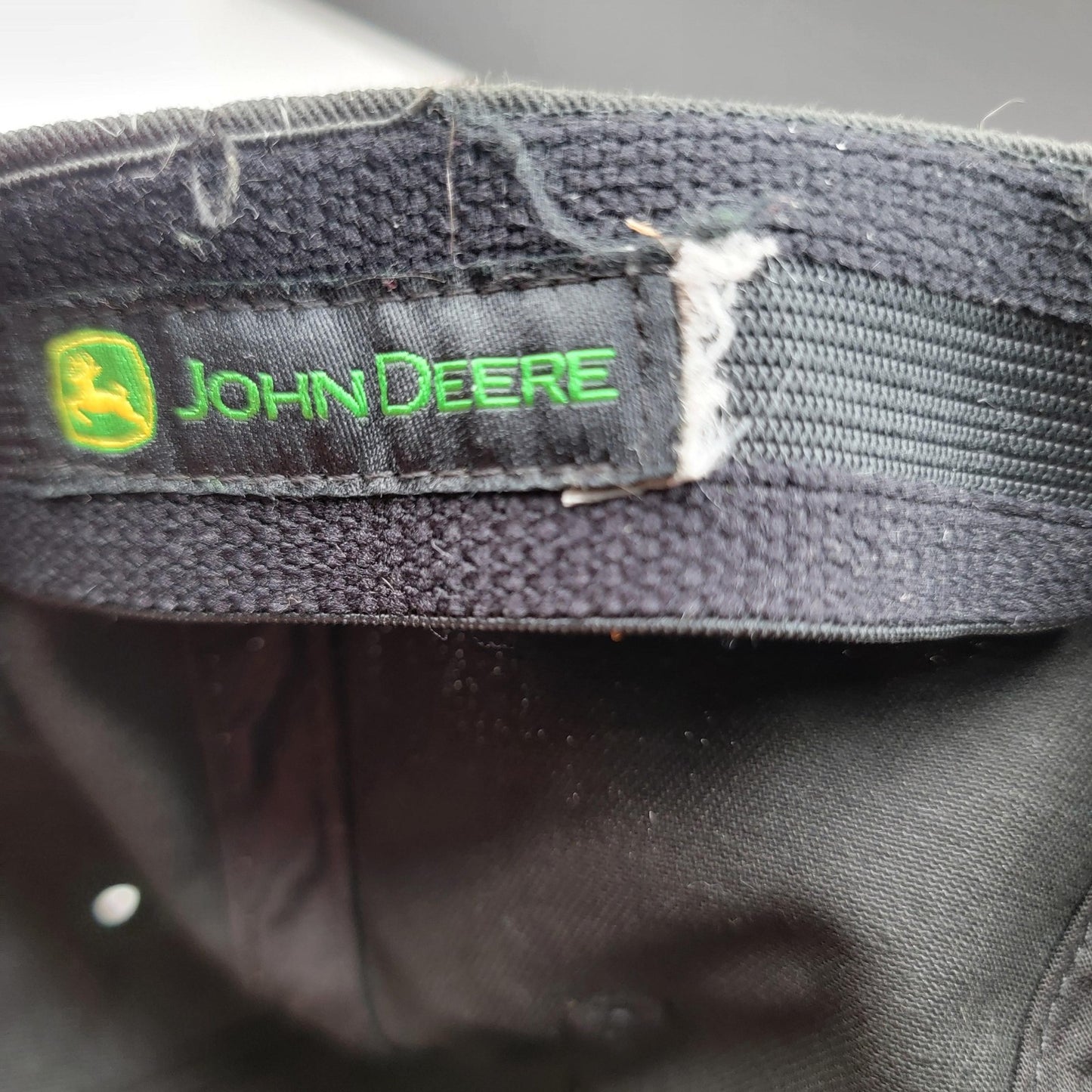 John Deere Hat Cap Snap Back Black Green Embroidered Mens Tractor Farming Logo7