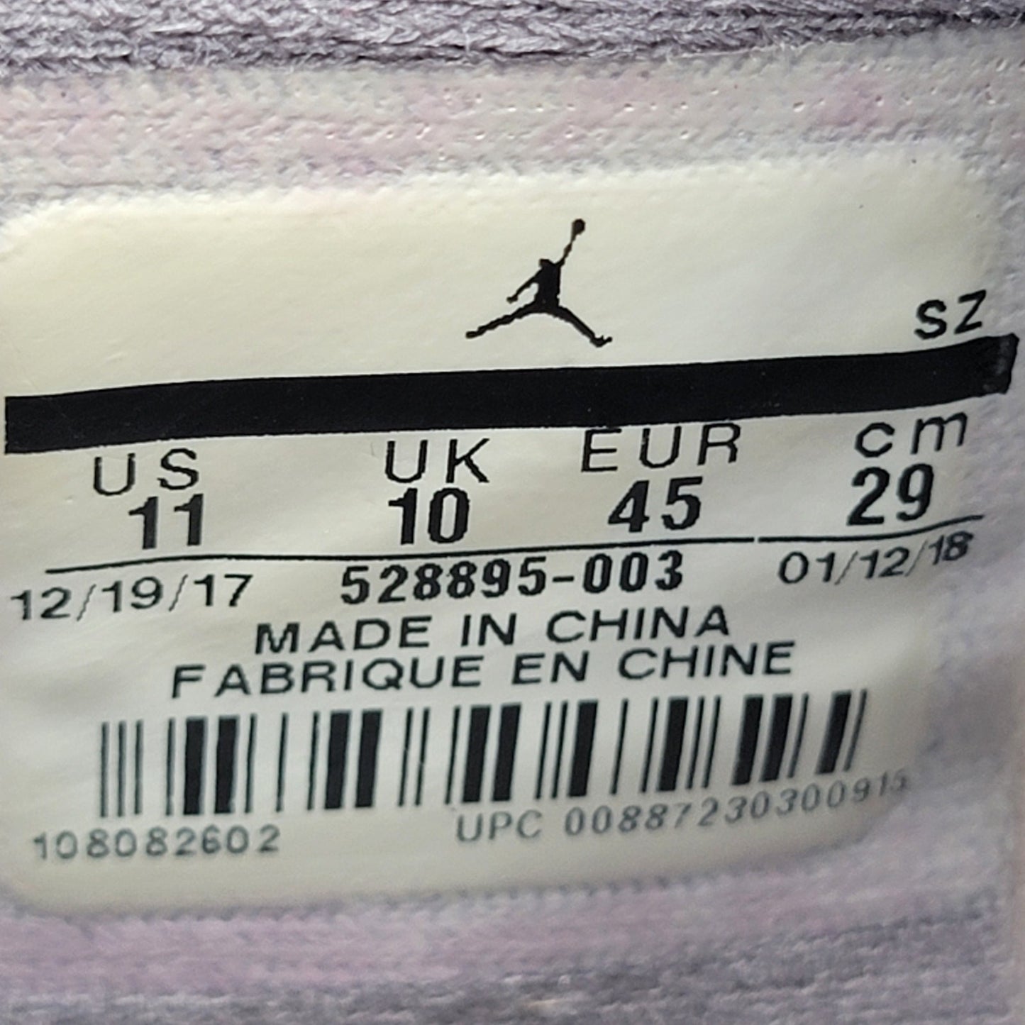 Nike Air Jordan 11 Retro Low 'Cool Grey' Mens Sz 11 528895-003