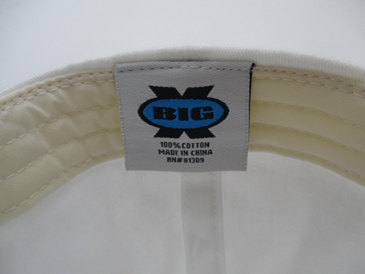BIG Hat Cap Strap Back Mens One Size White Cotton Twill Baseball Dad Classic10