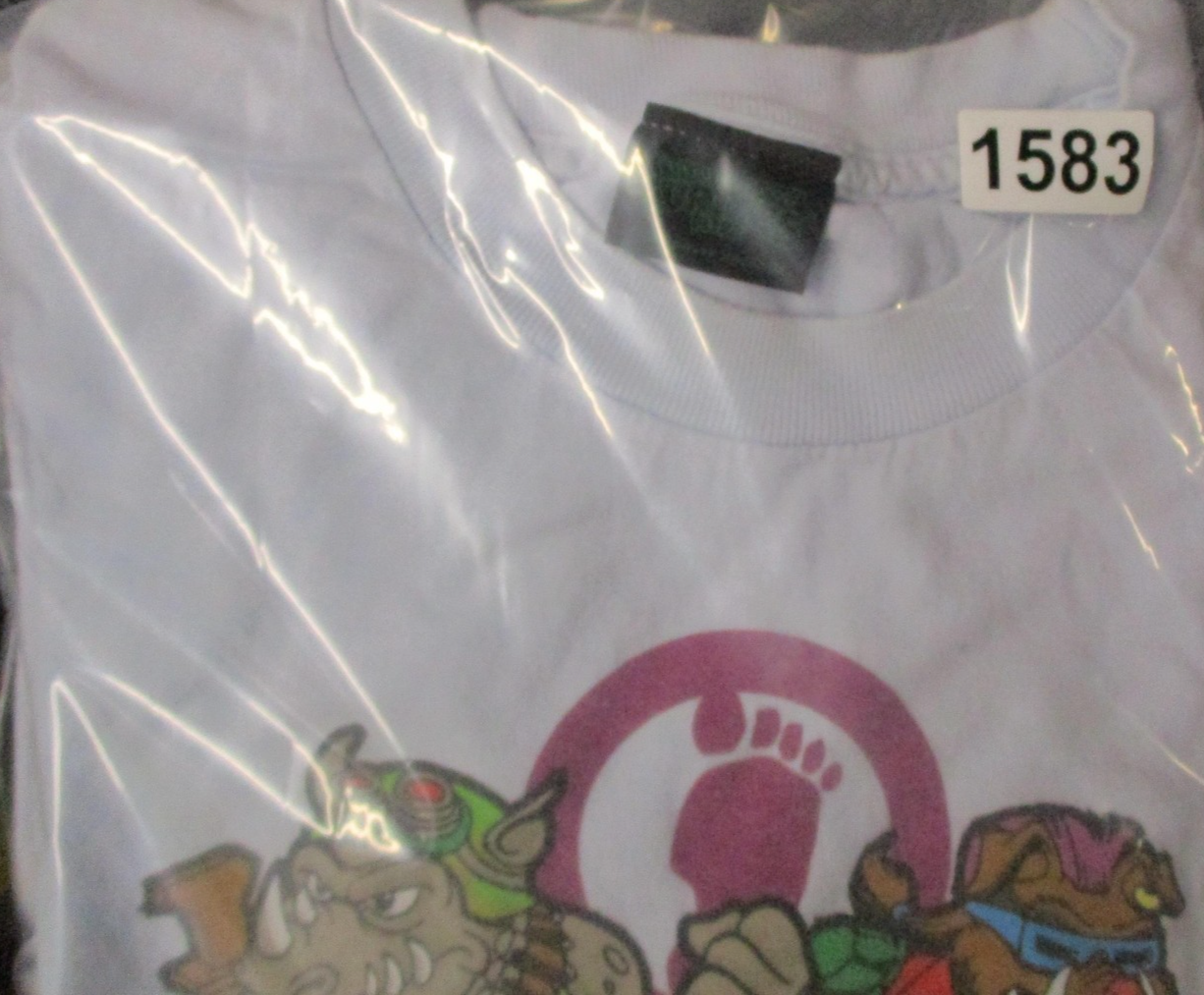 Teenage Mutant Ninja Turtles Shirt Mens Large White Bebop Rocksteady Graphic9