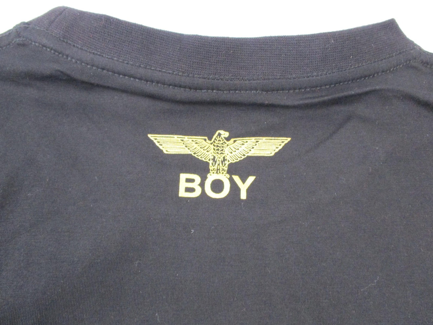 Boy London Shirt Mens Large Black Gold Eagle Logo Streetwear Graphic Tee 130810