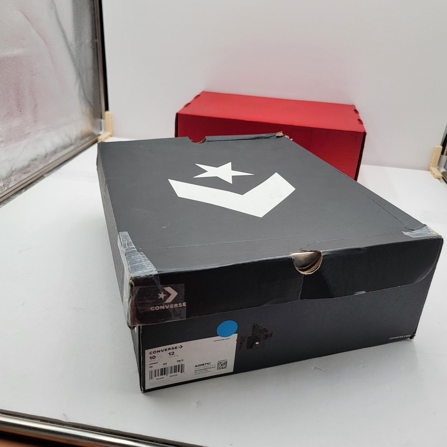 Converse CTAS Lugged 2.0 Hi Shoes Mens Size 10 White Egret Black Platform Chunky9