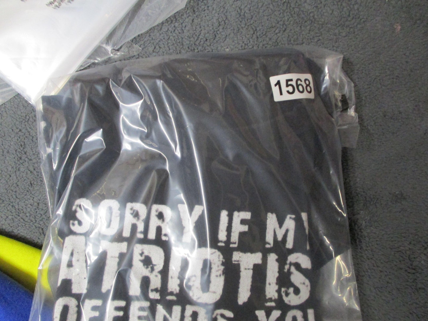 Sorry If My Patriotism Offends You Eagle Patriotic Tee Men 2XL No Tag Used 15687