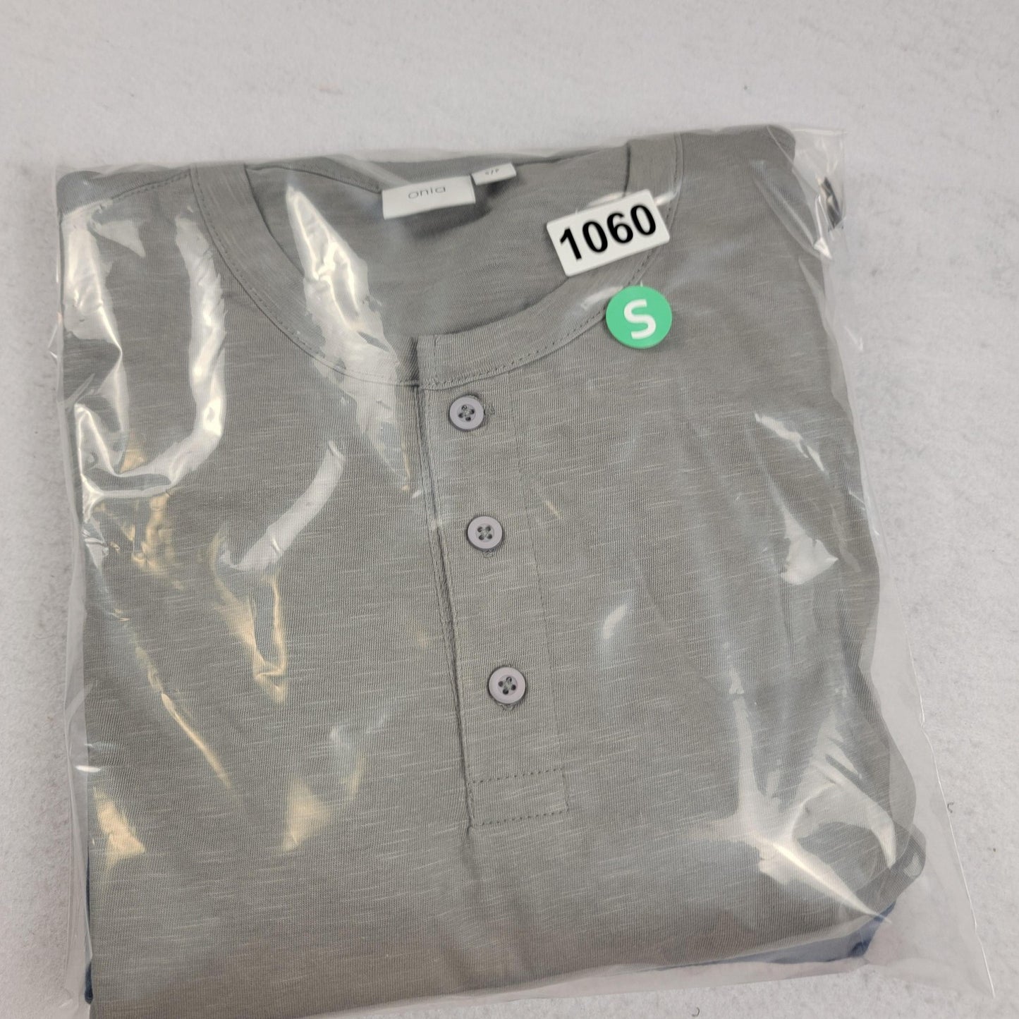 Onia & Optima 2 Shirts Mens Small Gray and Blue Casual