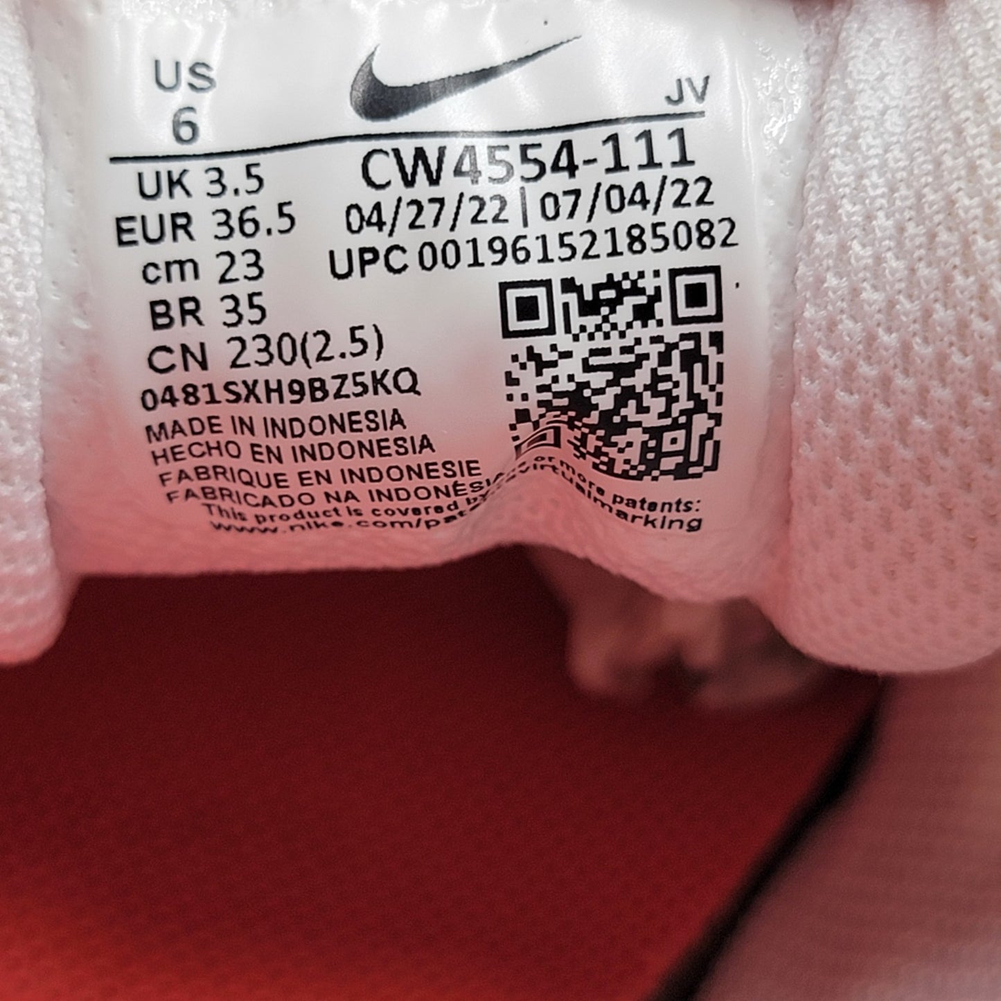 Wmns Nike Air Max SC Size 6 White Magic Ember 2022 CW4554111