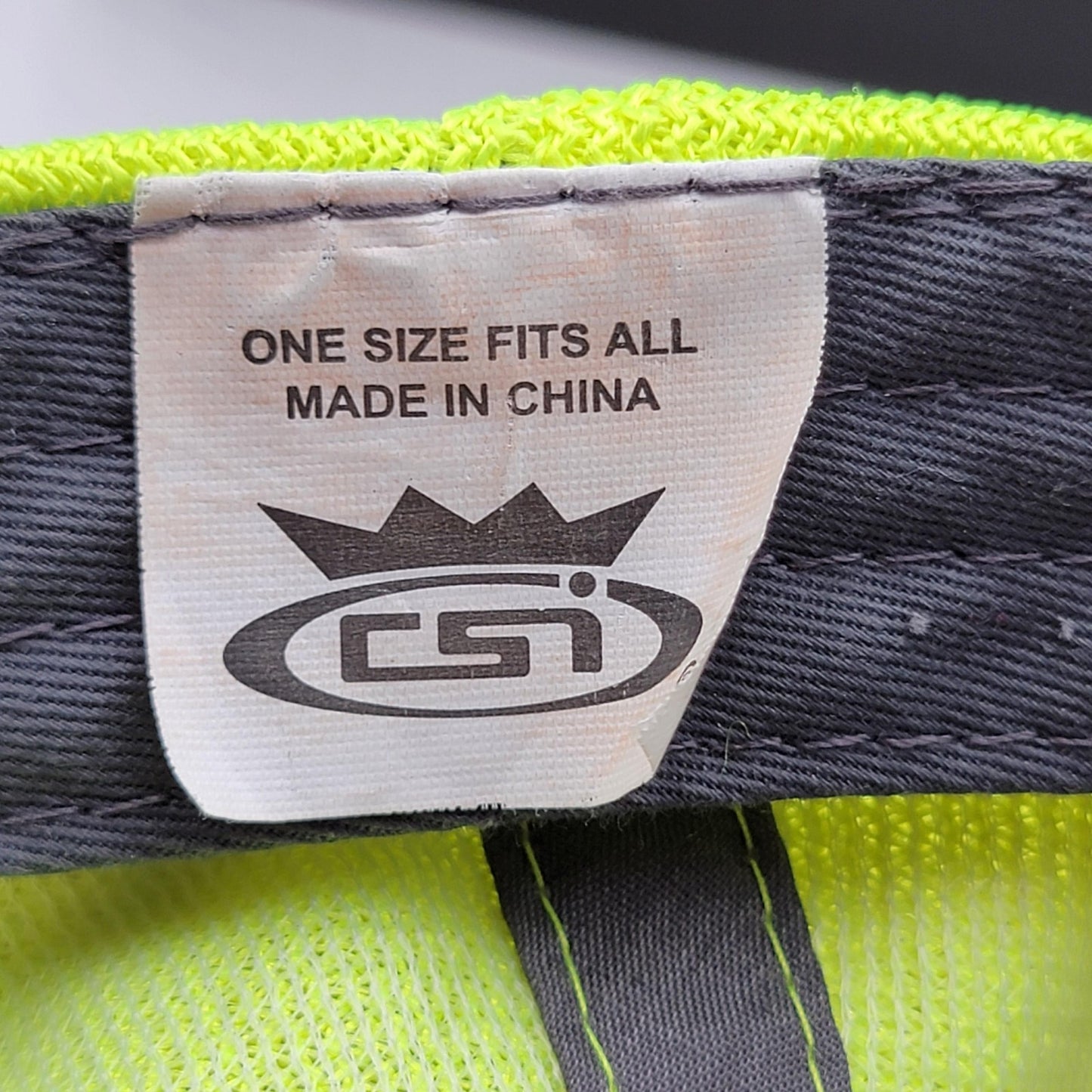 Sea Isle City Hat Cap Snap Back Gray Neon Yellow Mesh Trucker Embroidered Mens6