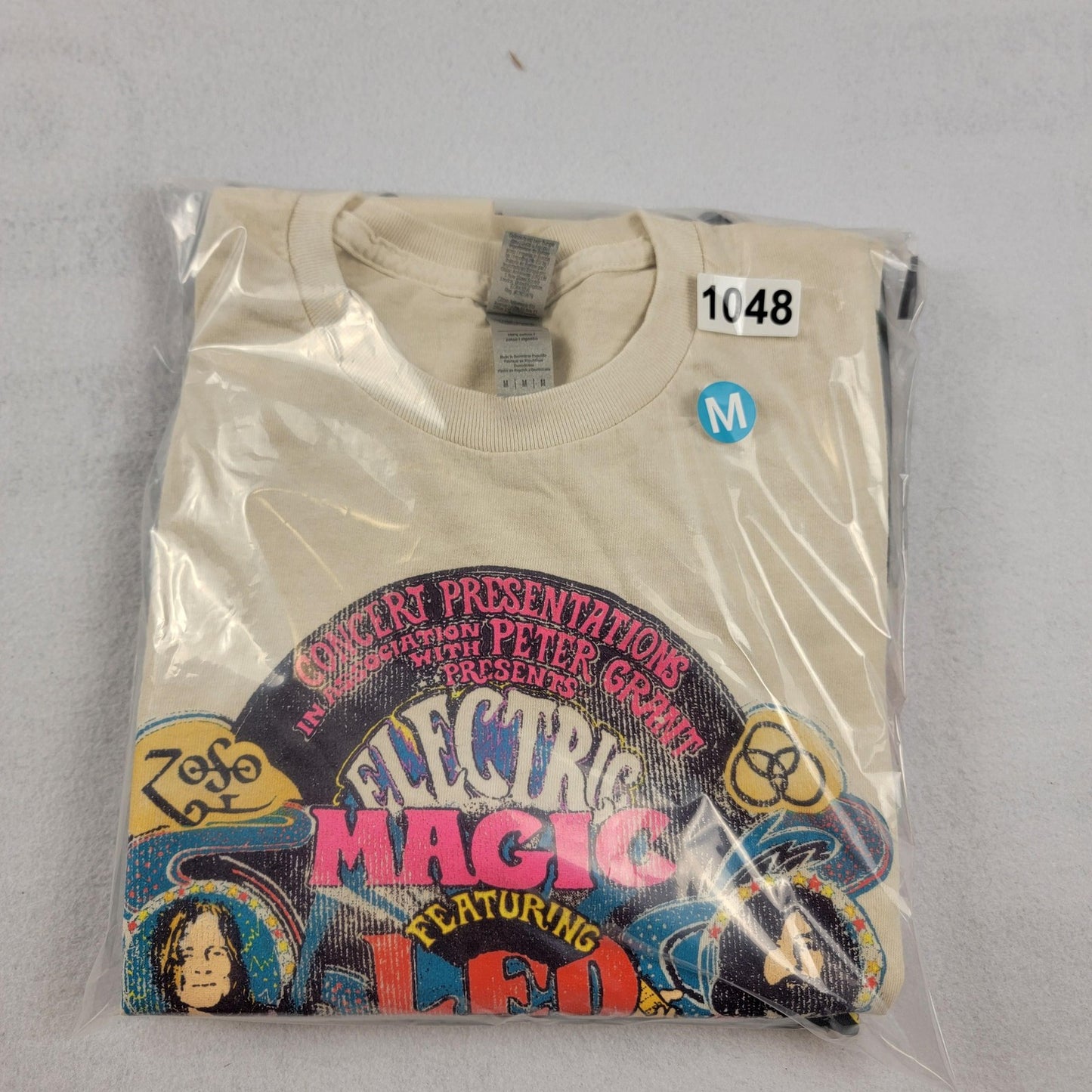 2 Pack Bundle Trippy Mens Medium Shirts Led Zeppelin & Trippie Redd