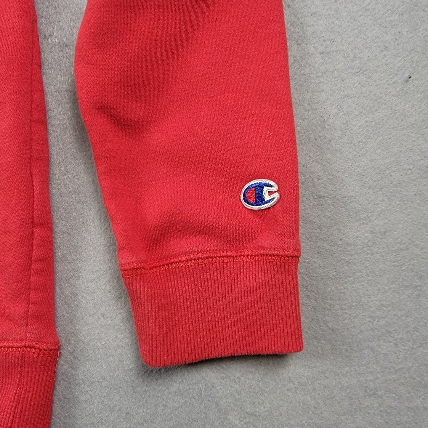 Kids Red Champion Pullover Hoodie Size XL Light Wear