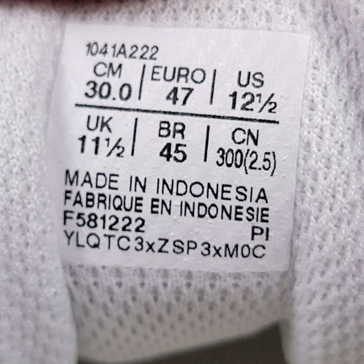 ASICS Gel Challenger 13 'White Black' Sz 12.5 1041A222 101