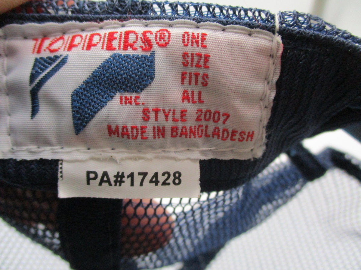 Sampson WW-2 Hat Cap Snap Back Mens One Size Blue Navy Vets Trucker 1944 Toppers7