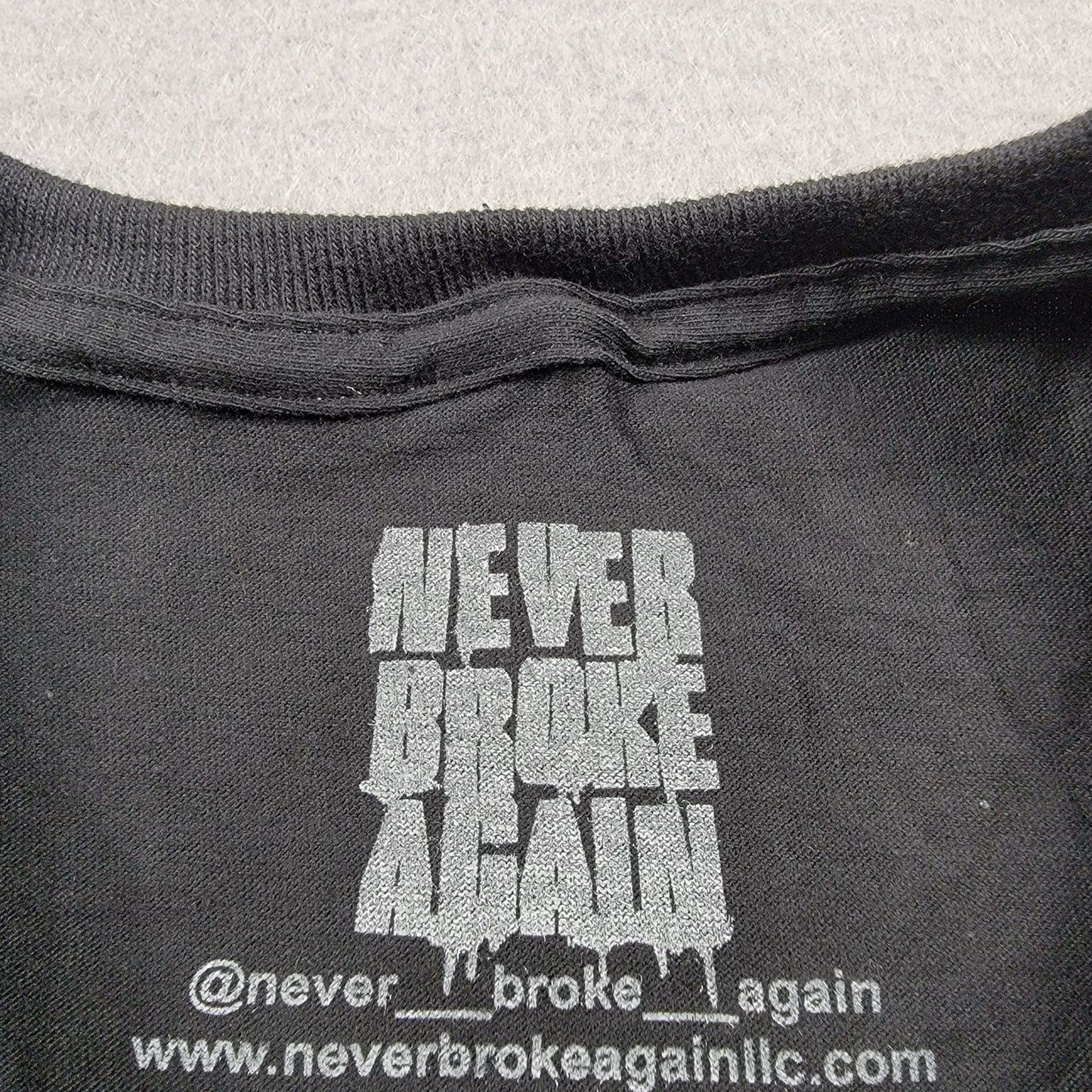 Young Boy Never Broke Again Graffiti Tshirt Black Sz XL2