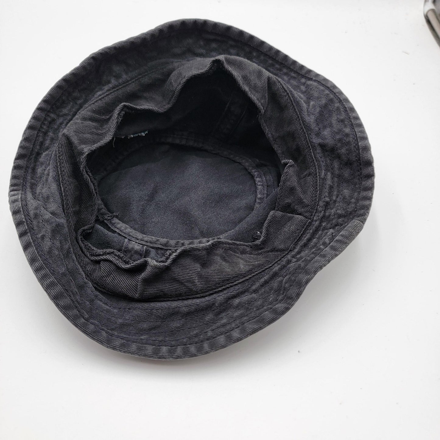 Diamondhead Hat Cap Bucket Black Washed Cotton Embroidered Logo Casual Mens3