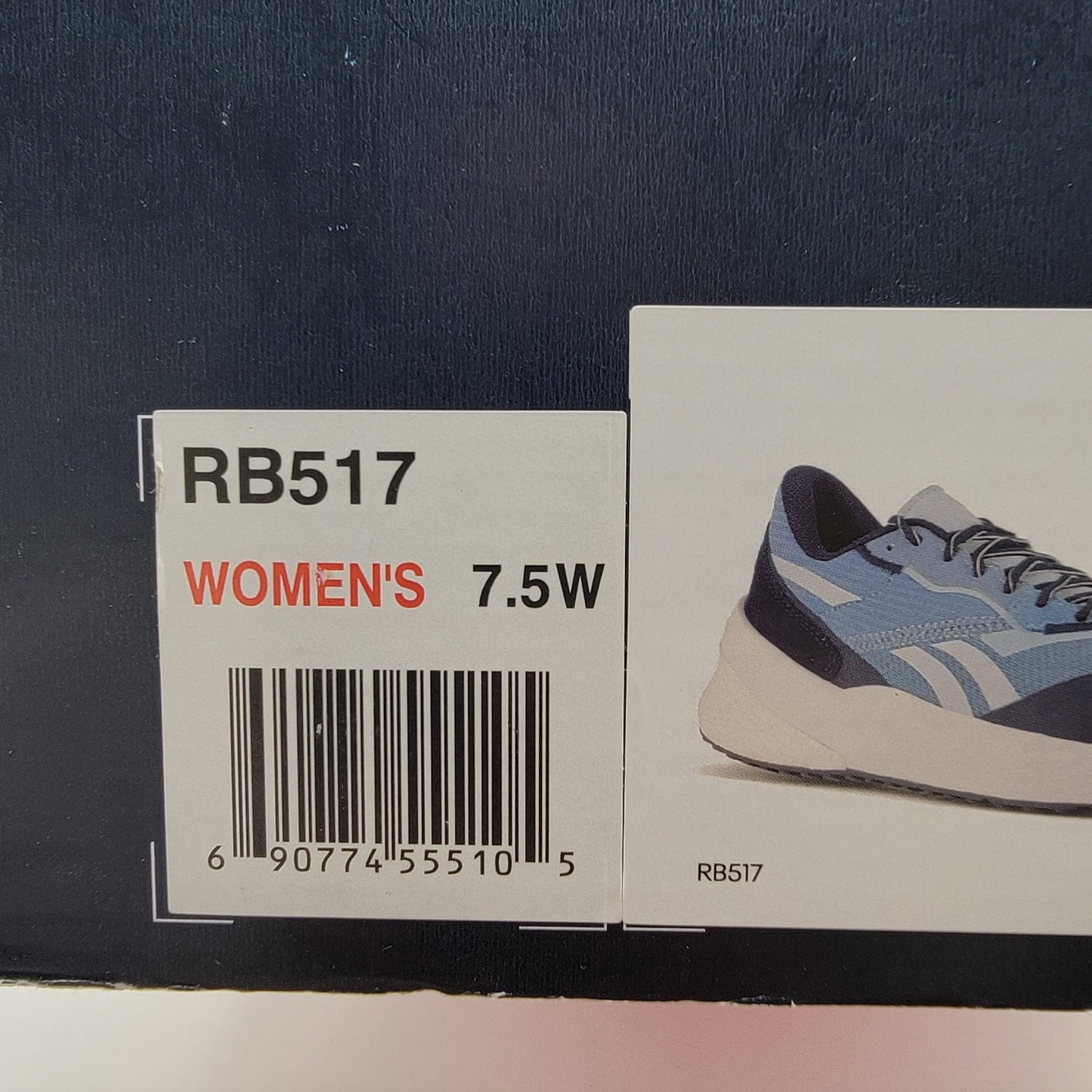 Reebok Floatride Energy Daily Athletic Work Shoe Blue Womens Sz 7.5W RB51711