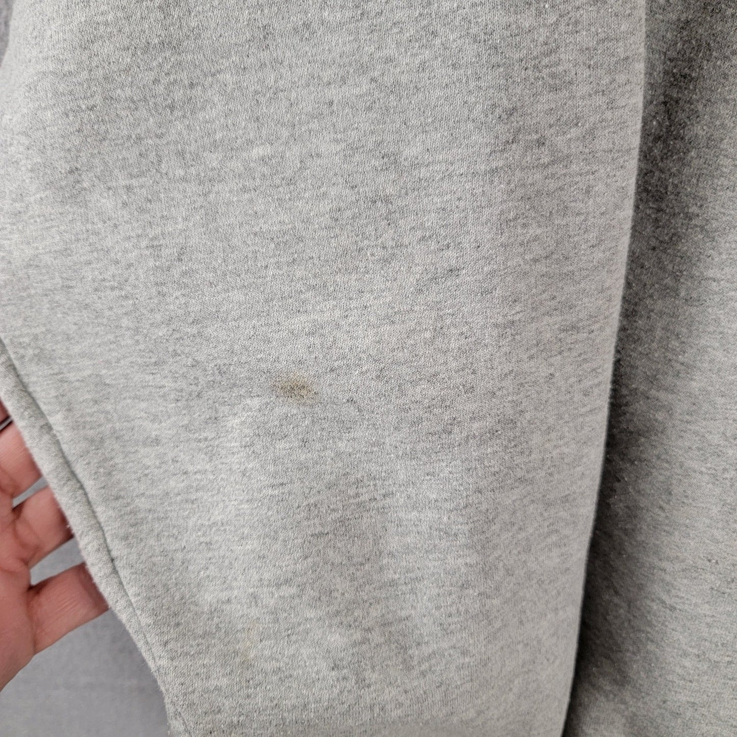 Vintage Disney Mickey Mouse Sweatshirt XL Gray Hanes Disneyland 90s Style