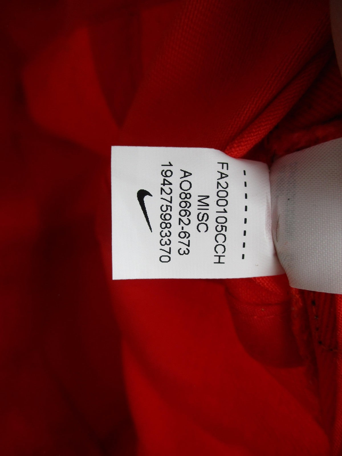 Nike Hat Cap Strap Back Red Heritage86 Baseball Twill Embroidered Mens One Size8