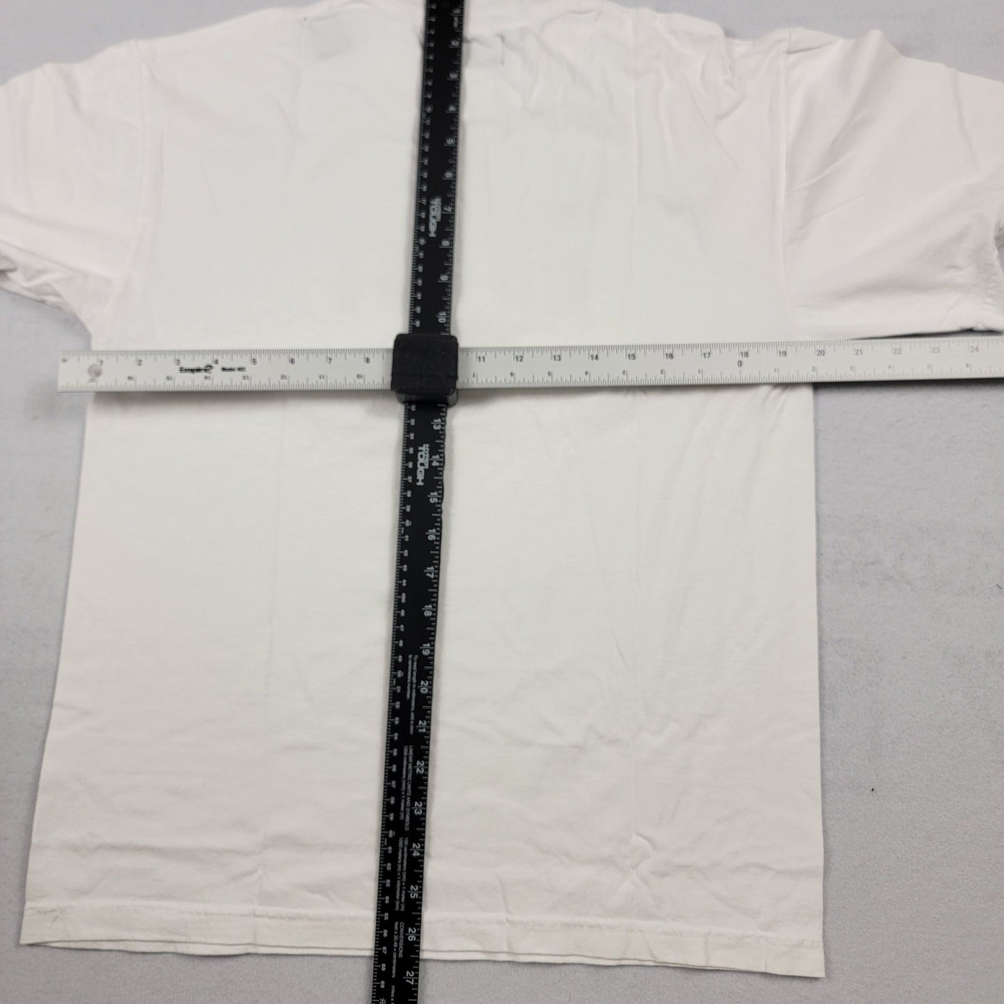 Hstry by NAS White Tshirt Metallic Skyline Mens Sz S