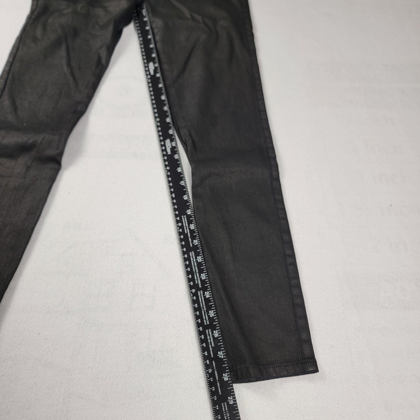 James Jeans Twiggy Jeans Womens 28 Black Skinny Stretch Denim Made USA