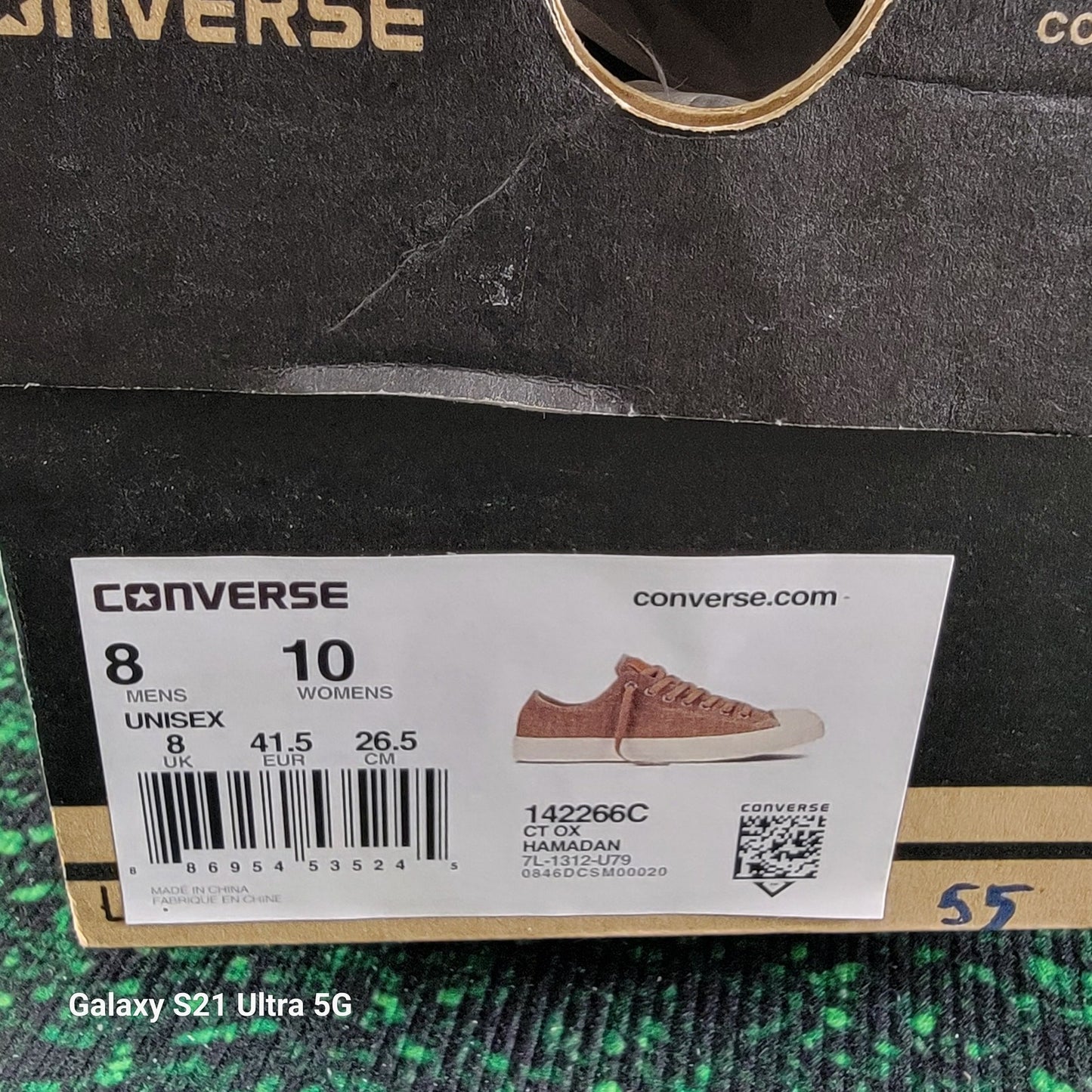 Converse Chuck Taylor All Star Hamadan Ox 142266C Sneaker Sz 87