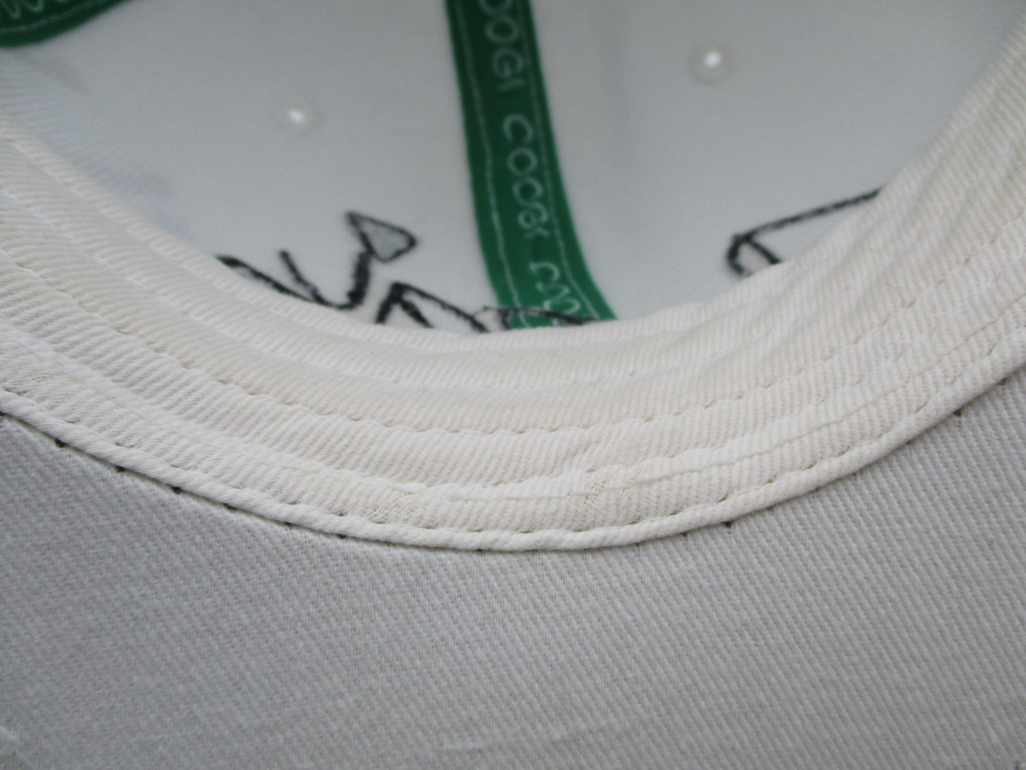 Coogi Hat Cap Fitted Mens 7 3/4 White Colorful Crowd Graphic Twill Embroidered8