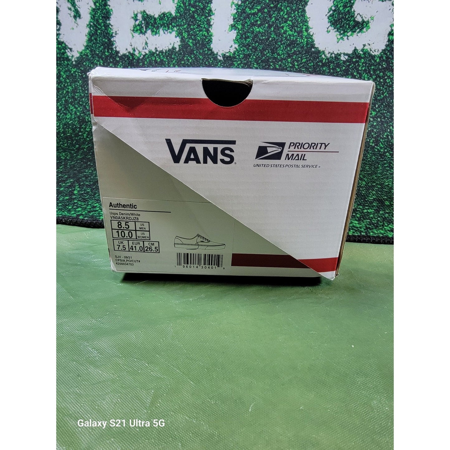Vans USPS x Authentic 'Denim' Size 8.5 Mens VN0A5KRDJZ8 Original Box11
