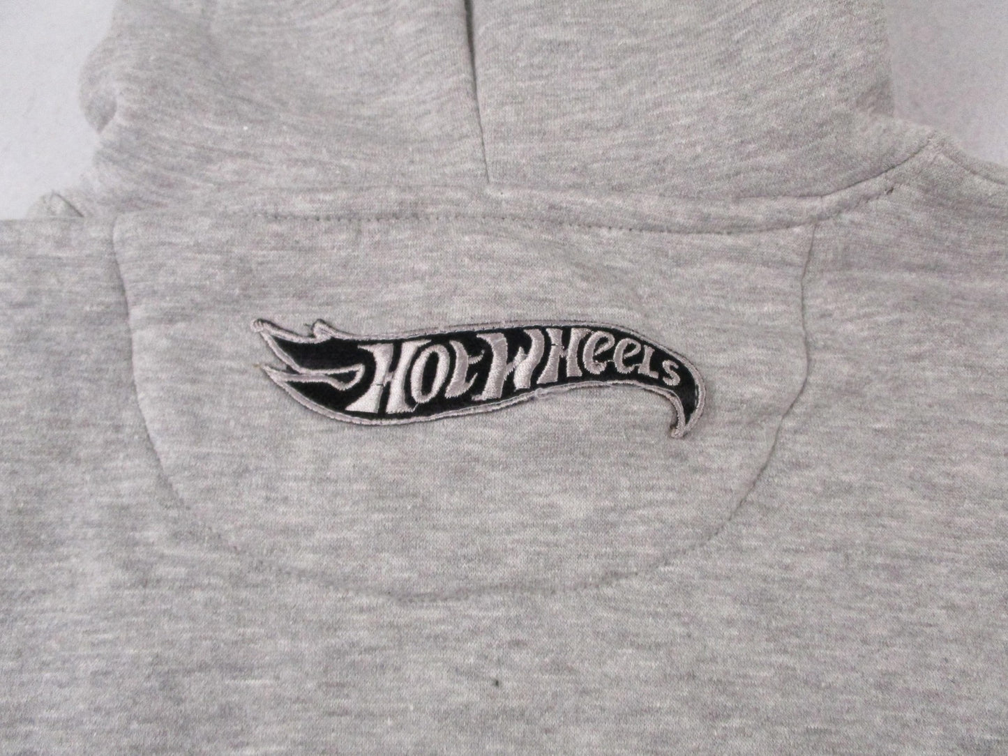 D73 USA Hot Wheels Hoodie Mens XL Gray Skull Graphic Pullover New