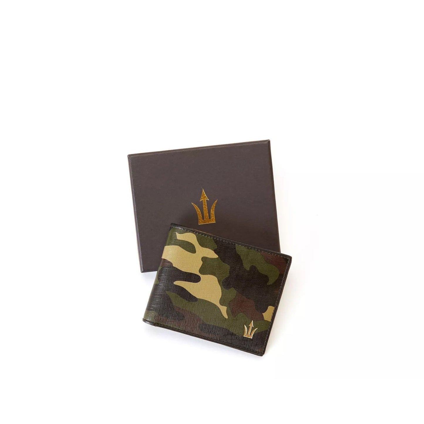 Spear Envoy Camouflage Billfold Wallet Genuine Leather2