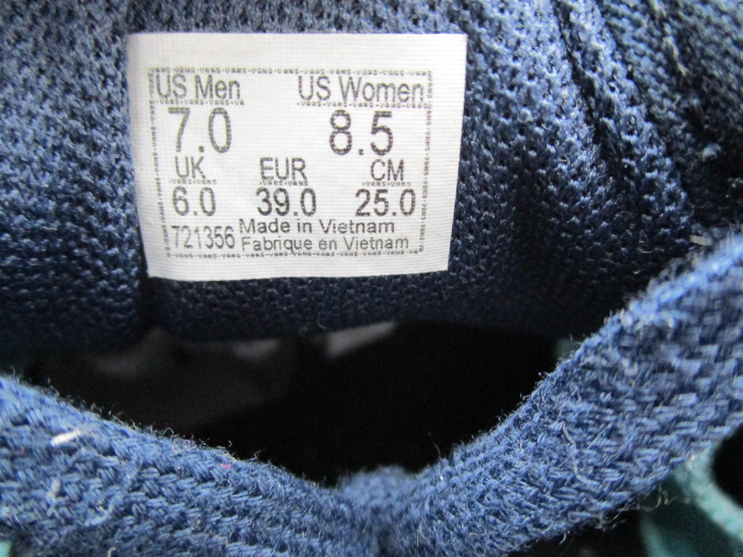 Vans Old Skool ComfyCush Shoes Mens Size 7 Navy Blue Canvas Skate Sneakers13
