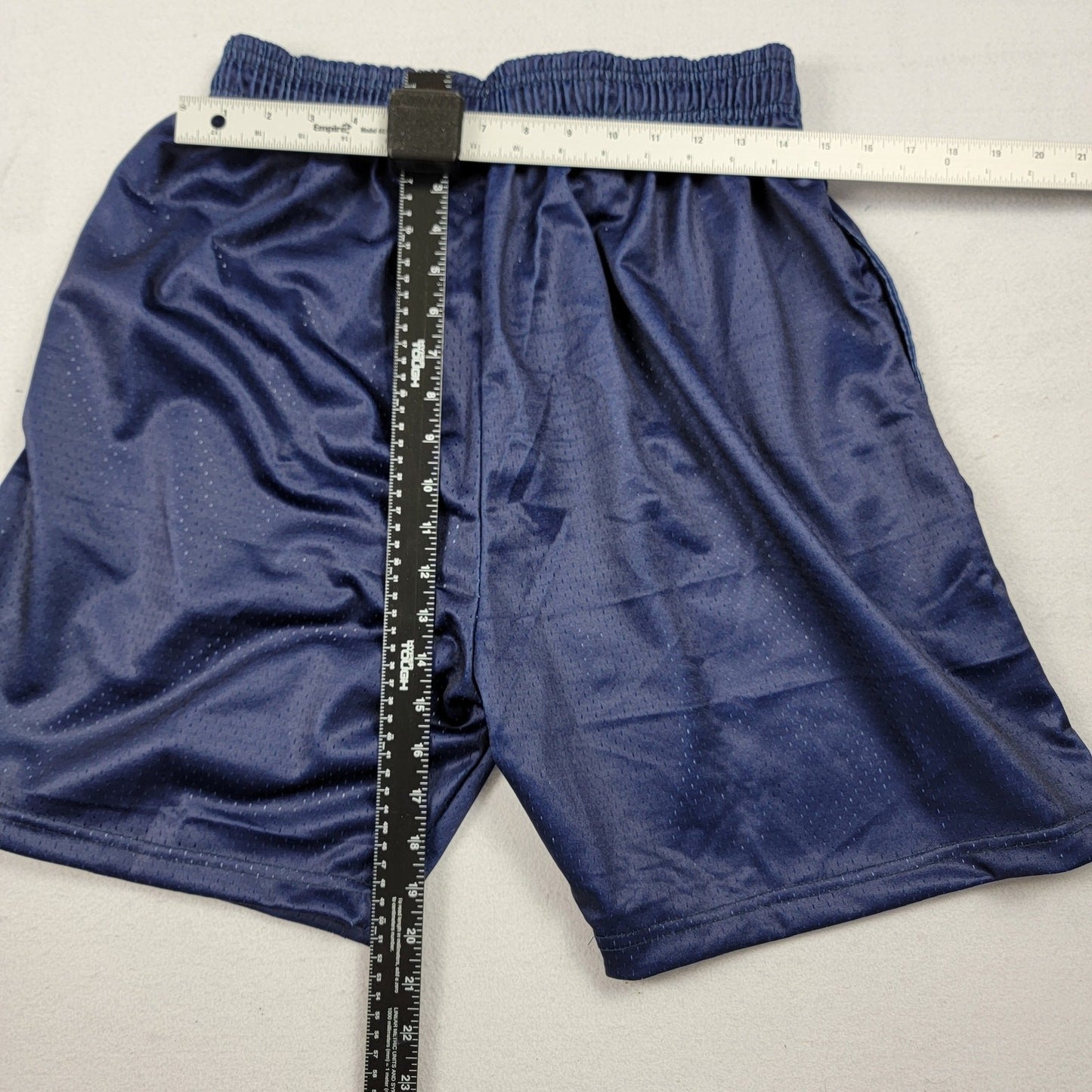 Crisp World Wide League Mesh Shorts Navy 2XL NY Logo Basketball Streetwear2