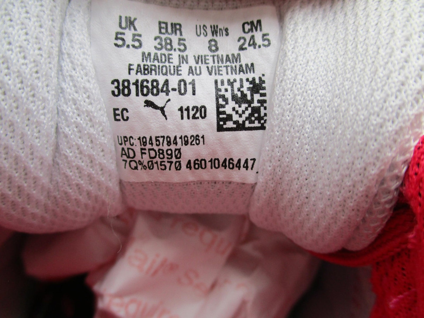 Puma Future Rider Womens Size 8 Red Blue White Gray Rider Foam 38168401 (1F3)15