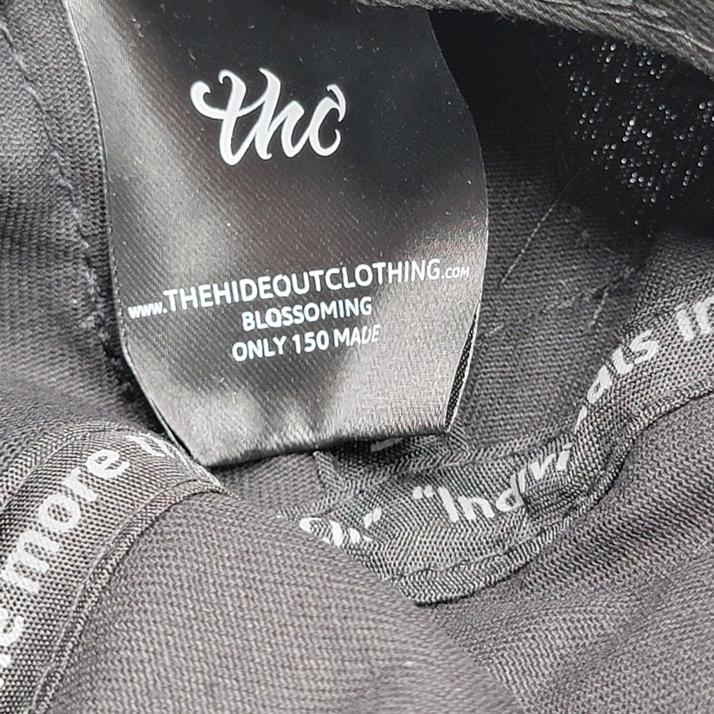 THC x YK Osiris Young King Bucket Hat Black Mesh Collab Blossoming 150 Made3