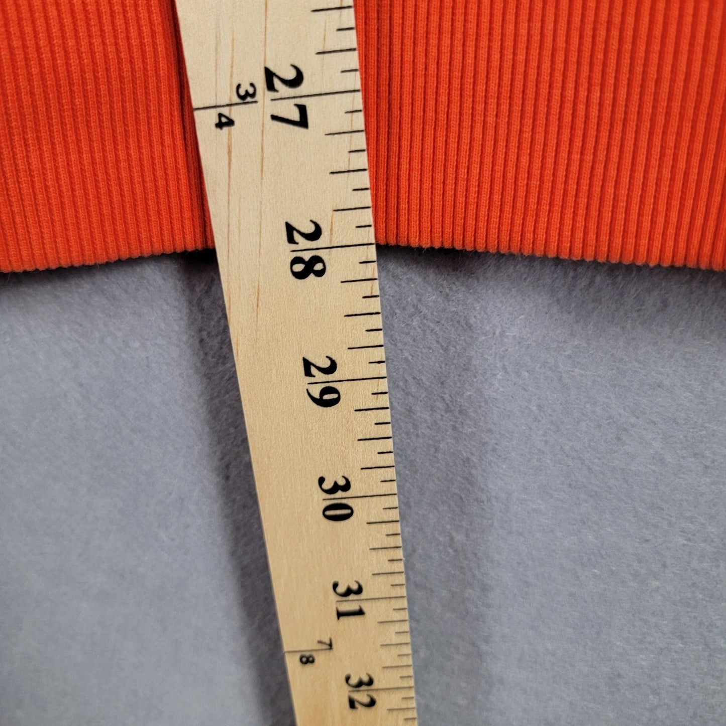 Tommy Hilfiger Mens Back Bay Embroidered Logo Sweatshirt Orange Sz L