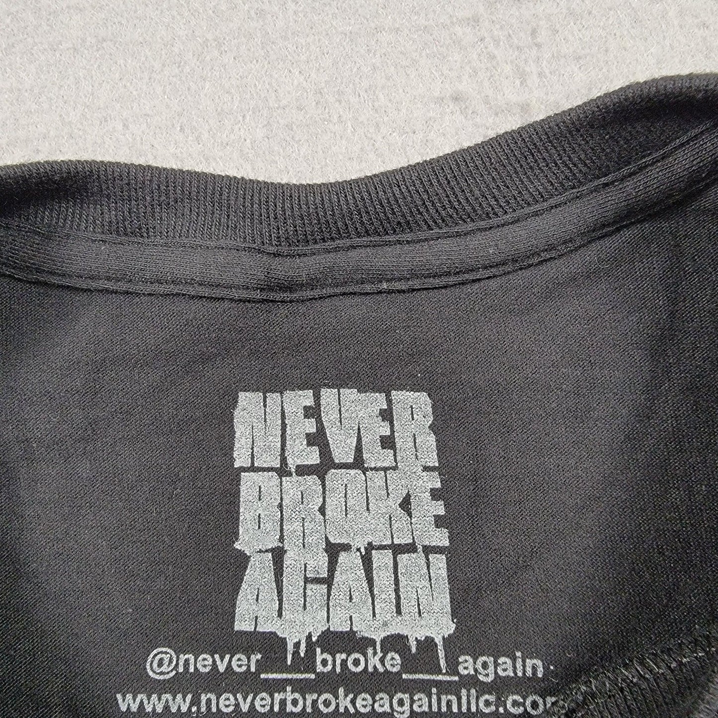 Young Boy Never Broke Again Chopperz Down Tshirt Black Sz L3