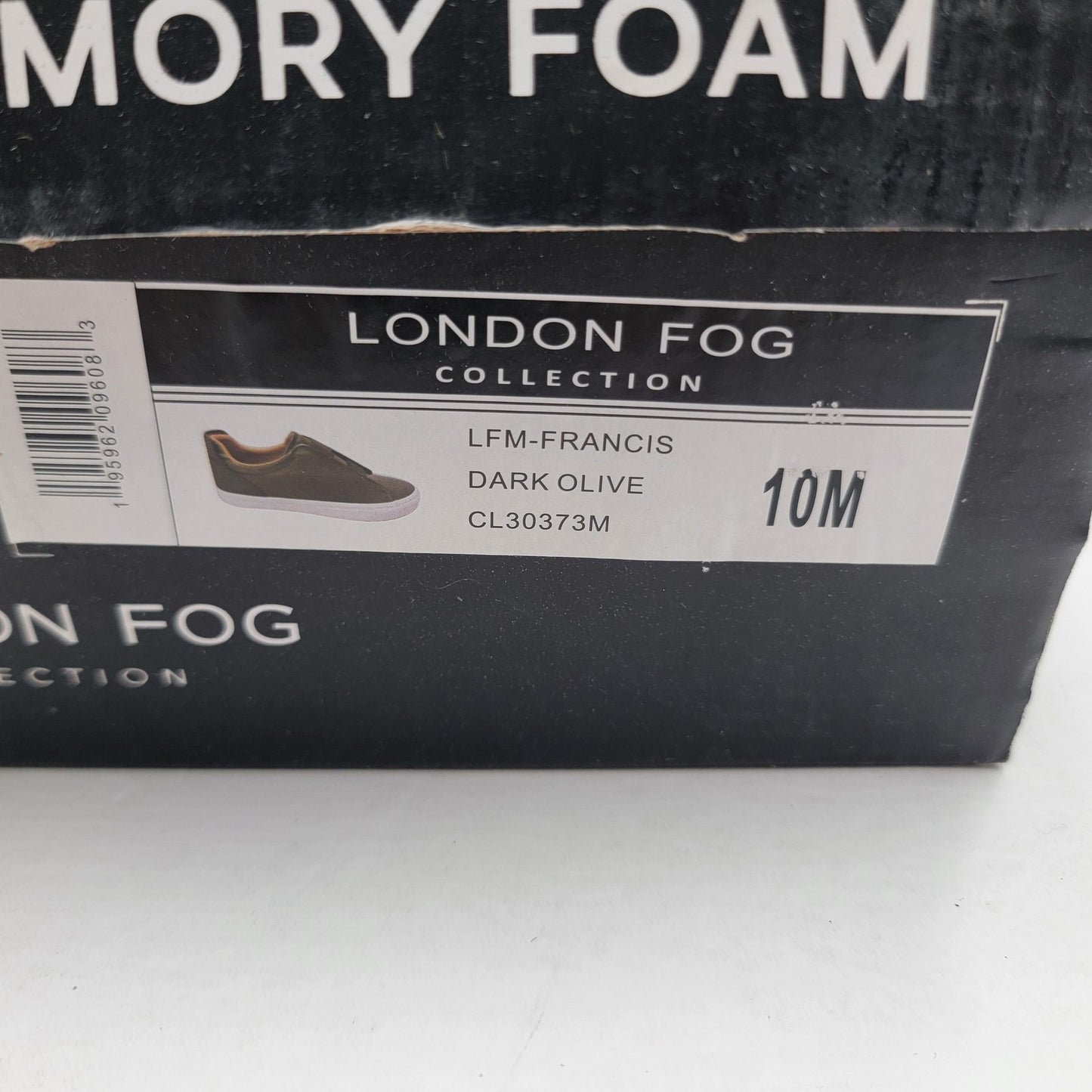 London Fog Shoes Mens Size 10 Dark Olive Francis Memory Foam Slip On Comfort9