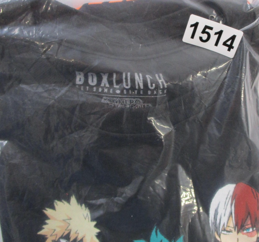 My Hero Academia World Heroes Mission Shirt Men Medium Black BoxLunch Anime 15147